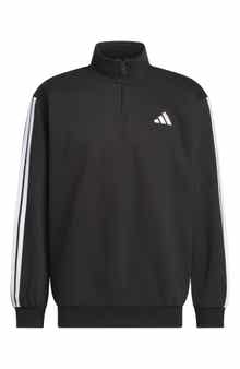 3-Stripes Quarter Zip Fleece Pullover