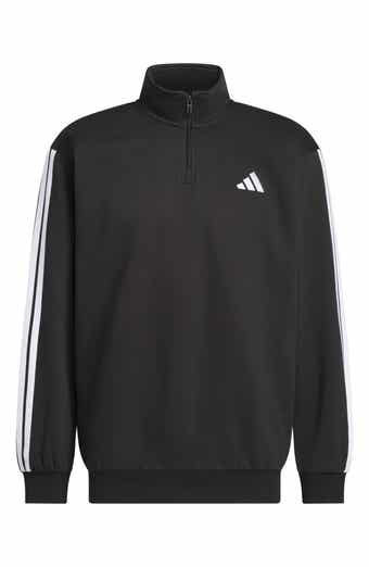 3-Stripes Quarter Zip Fleece Pullover