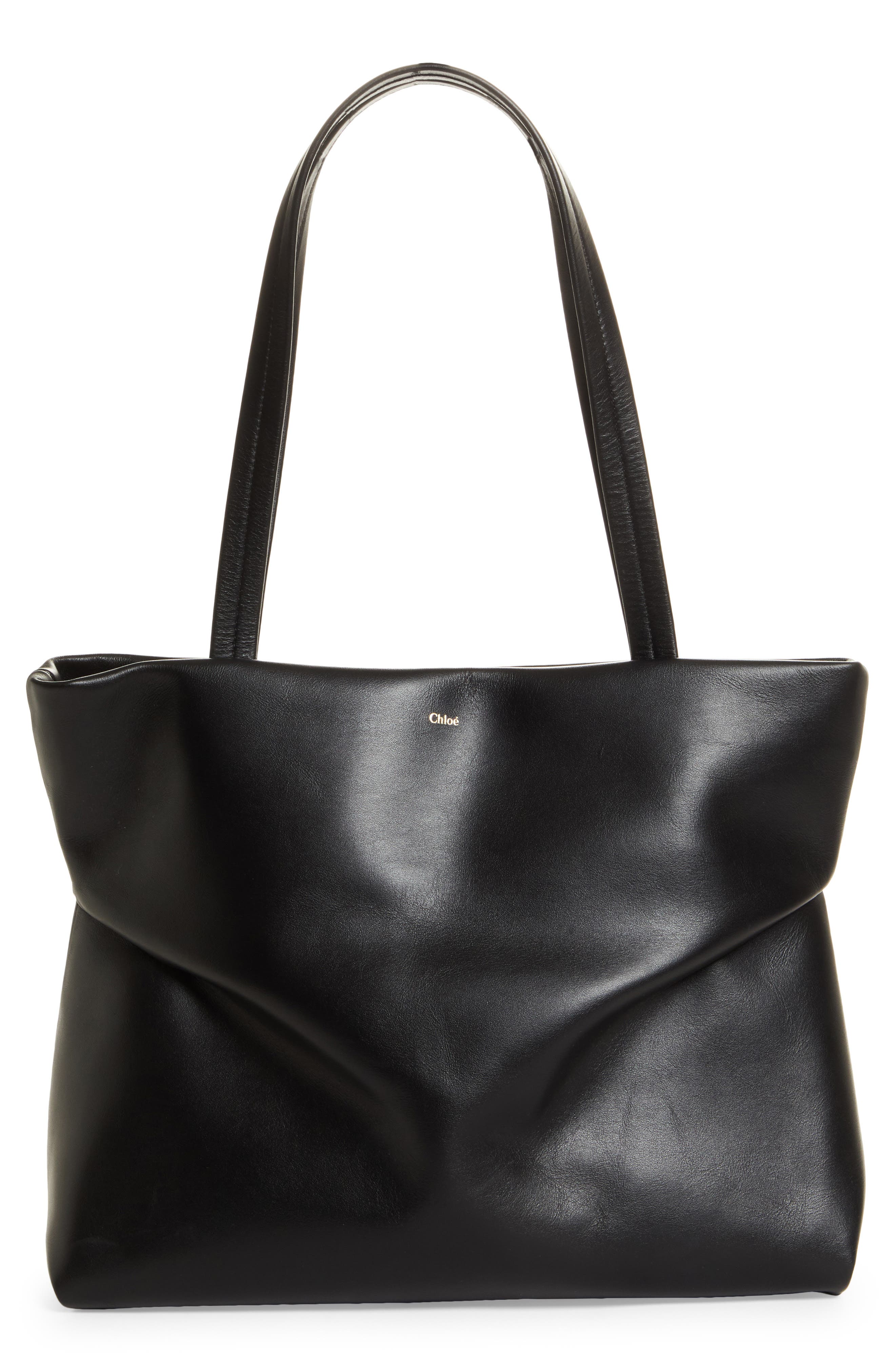 Chloé Judy Leather East/West Tote, Main, color, 