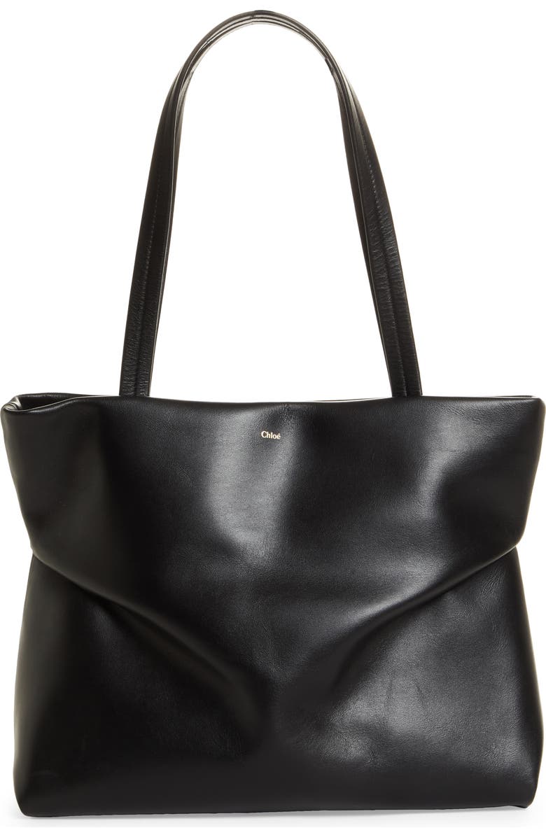 Chloé Judy Leather East/West Tote, Main, color,