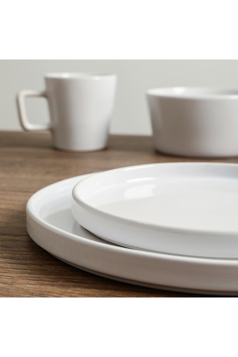 Celina Stoneware 32-Piece Dinnerware Set, Alternate, color, White