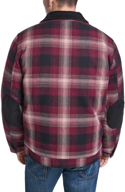 Levi's Quilted Work Jacket In Red