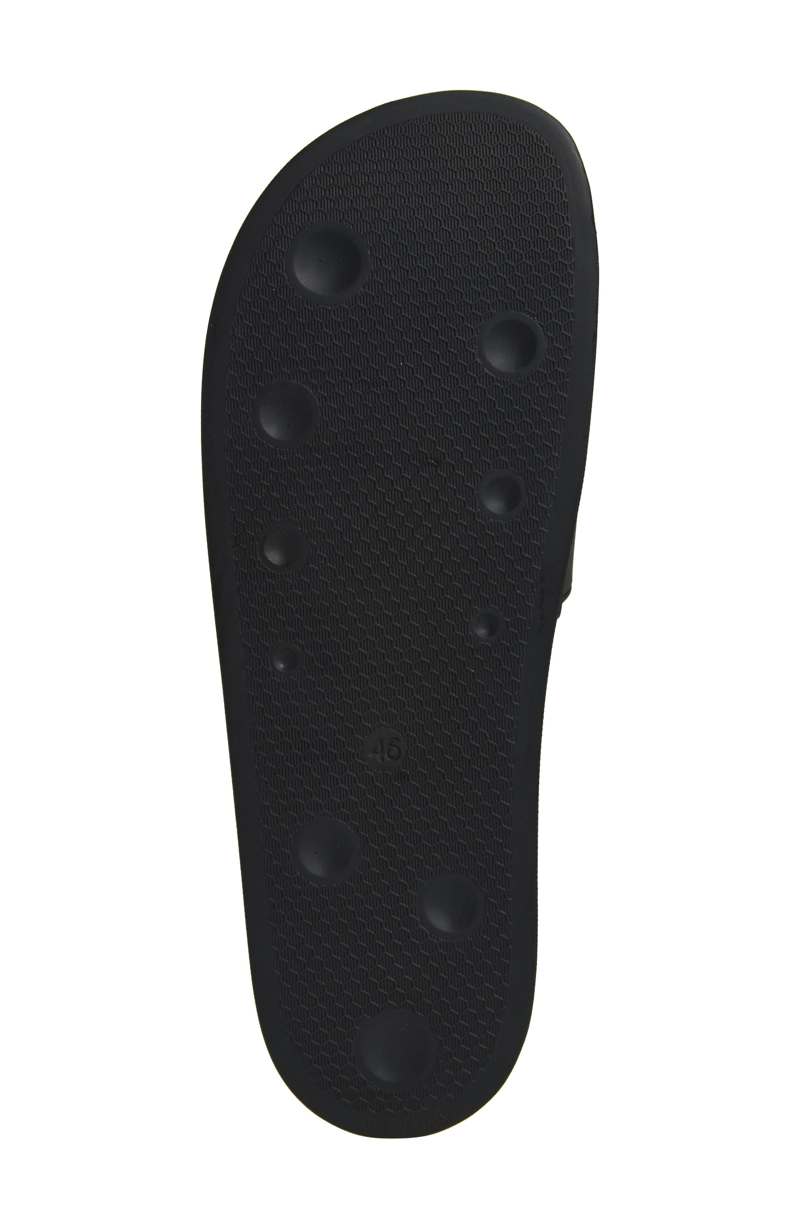 Logo Pool Slide Sandal, Alternate, color, BLACK/WHITE