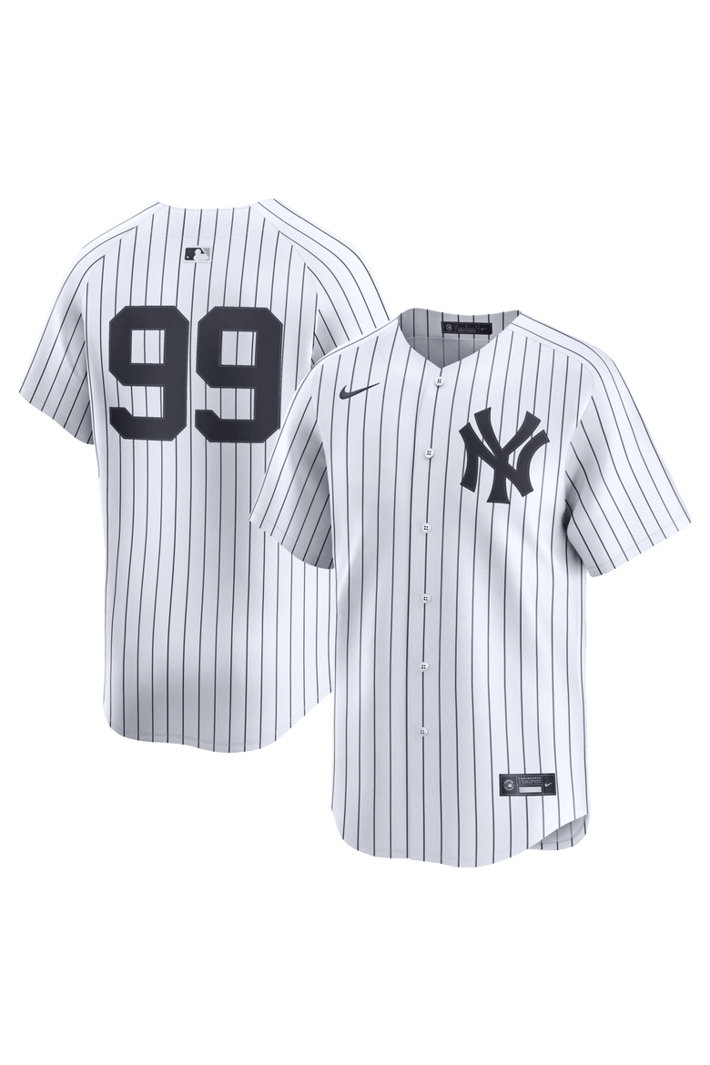 Men's Nike Aaron Judge White New York Yankees Home Limited Player Jersey, Main, color, White