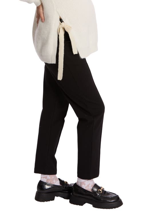 Cache Coeur Clark Maternity Carrot Trousers In Black