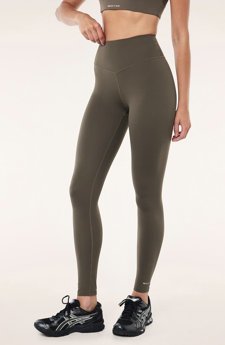 P.E Nation Signature Leggings, Alternate, color, Major Brown