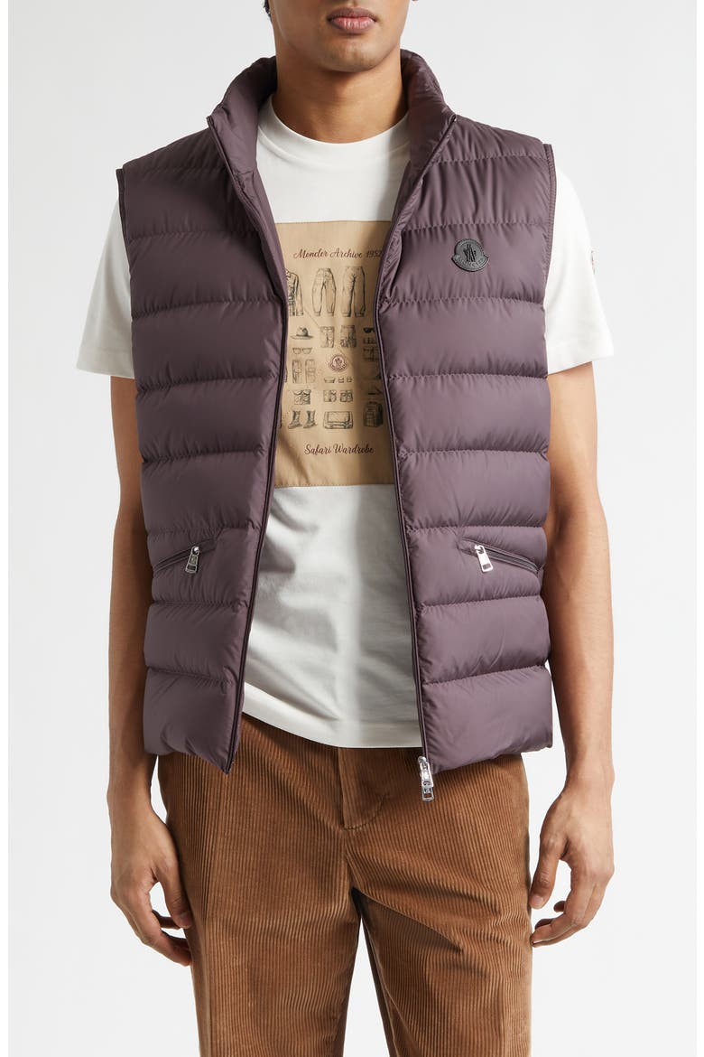 Lechtal Down Puffer Vest, Main, color, DEEPEST MAUVE
