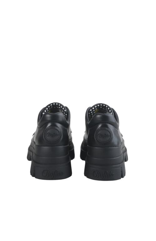 Buffalo Boots Aspha Cls Flat Shoe In Black