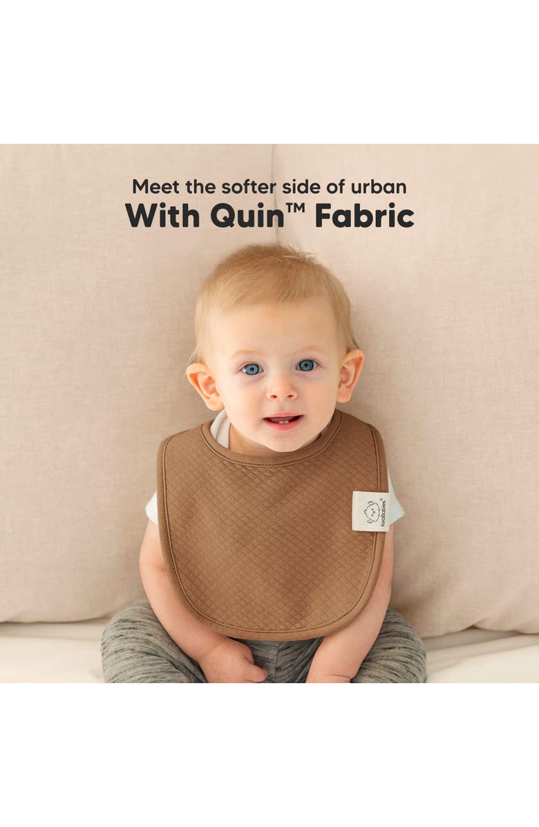KeaBabies 8-Pack Quin Drool Bibs, Alternate, color, Driftwood