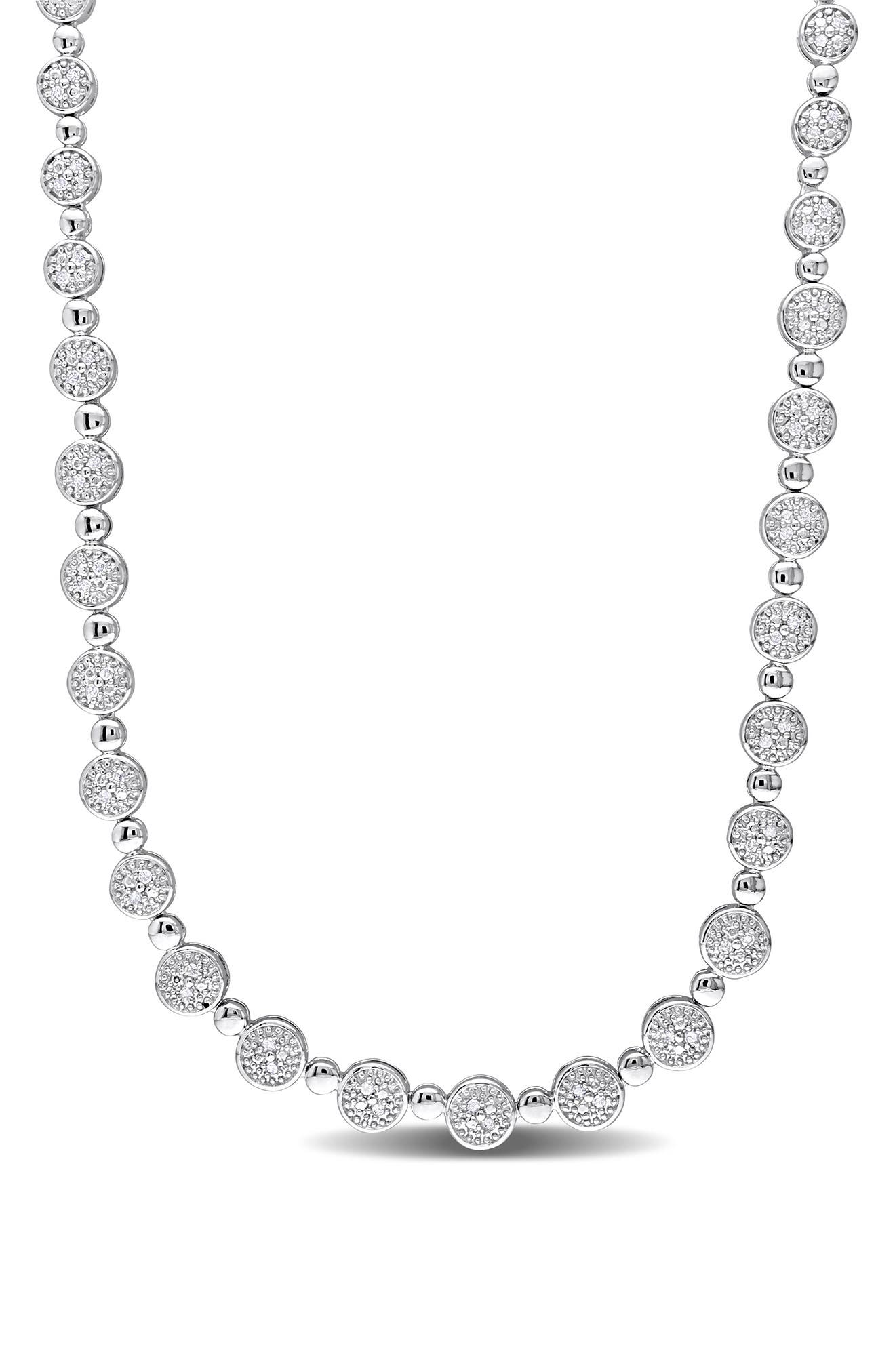 DELMAR Diamond Tennis Necklace - 0.5ct.