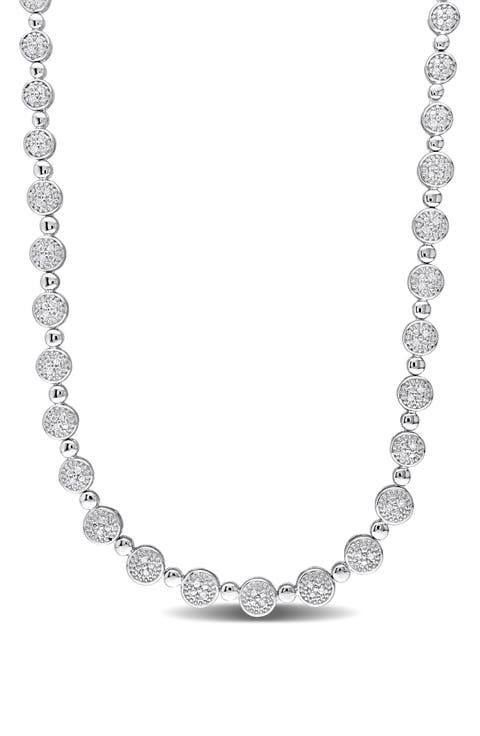 Diamond Tennis Necklace - 0.5ct.