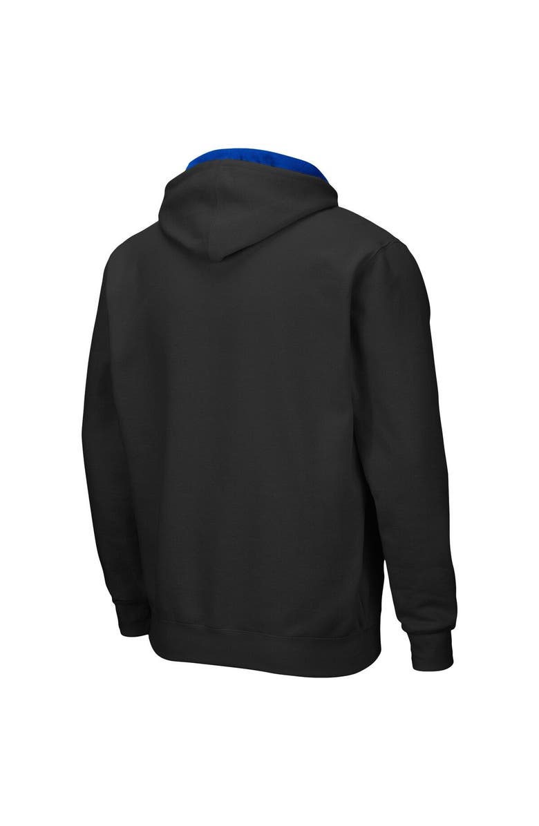 COLOSSEUM Men's Colosseum Black Air Force Falcons Arch & Logo 3.0 Full-Zip Hoodie, Alternate, color, Black