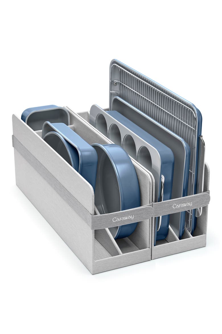 11-Piece Nontoxic Ceramic Bakeware Set, Alternate, color, SLATE