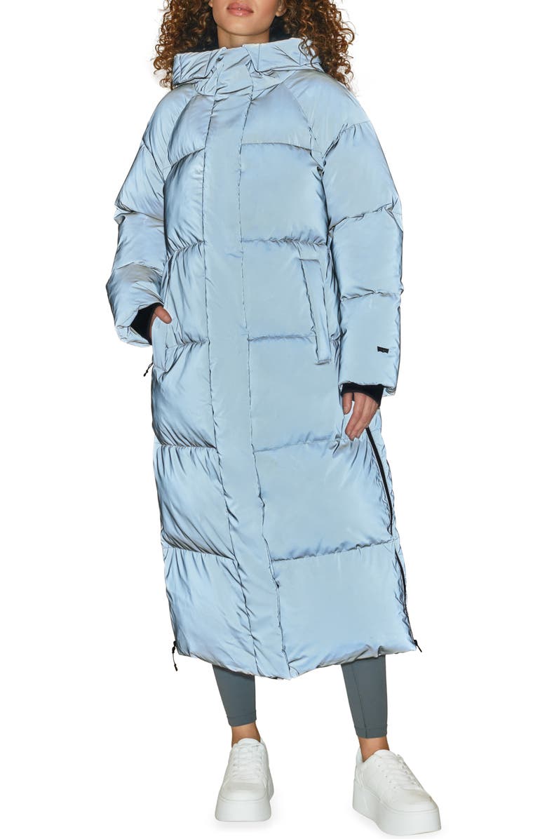 Levi's<sup>®</sup> Side Zip Hooded Maxi Puffer Jacket, Alternate, color, 