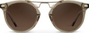 WMP Eyewear Skyler - 48mm Metal Bridge Round Polarized Sunglasses