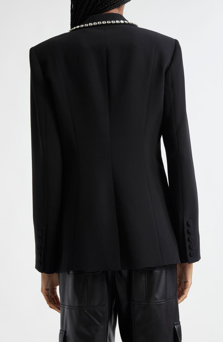 Cinq à Sept Karlie Rhinestone Chain Blazer, Alternate, color, 