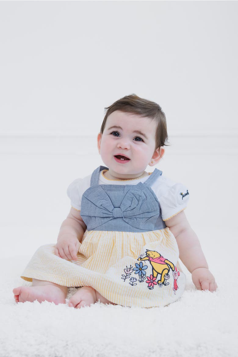 Winnie the Pooh 2-Piece Bodysuit and Jumper Set, Alternate, color, Pooh Piglet Butter