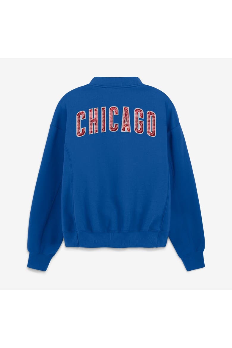 Women's Fanatics Royal Chicago Cubs Oversized Rage Against Full-Zip Jacket, Alternate, color, Royal