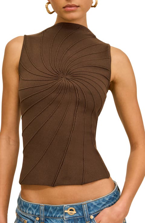 Micah Seamed Sleeveless Top