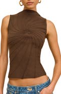 Cult Gaia Micah Seamed Sleeveless Top