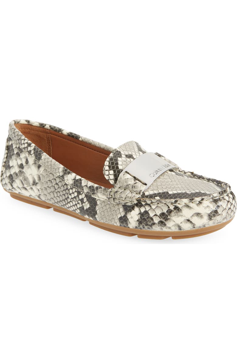 Calvin Klein Snake Print Loafer, Main, color,