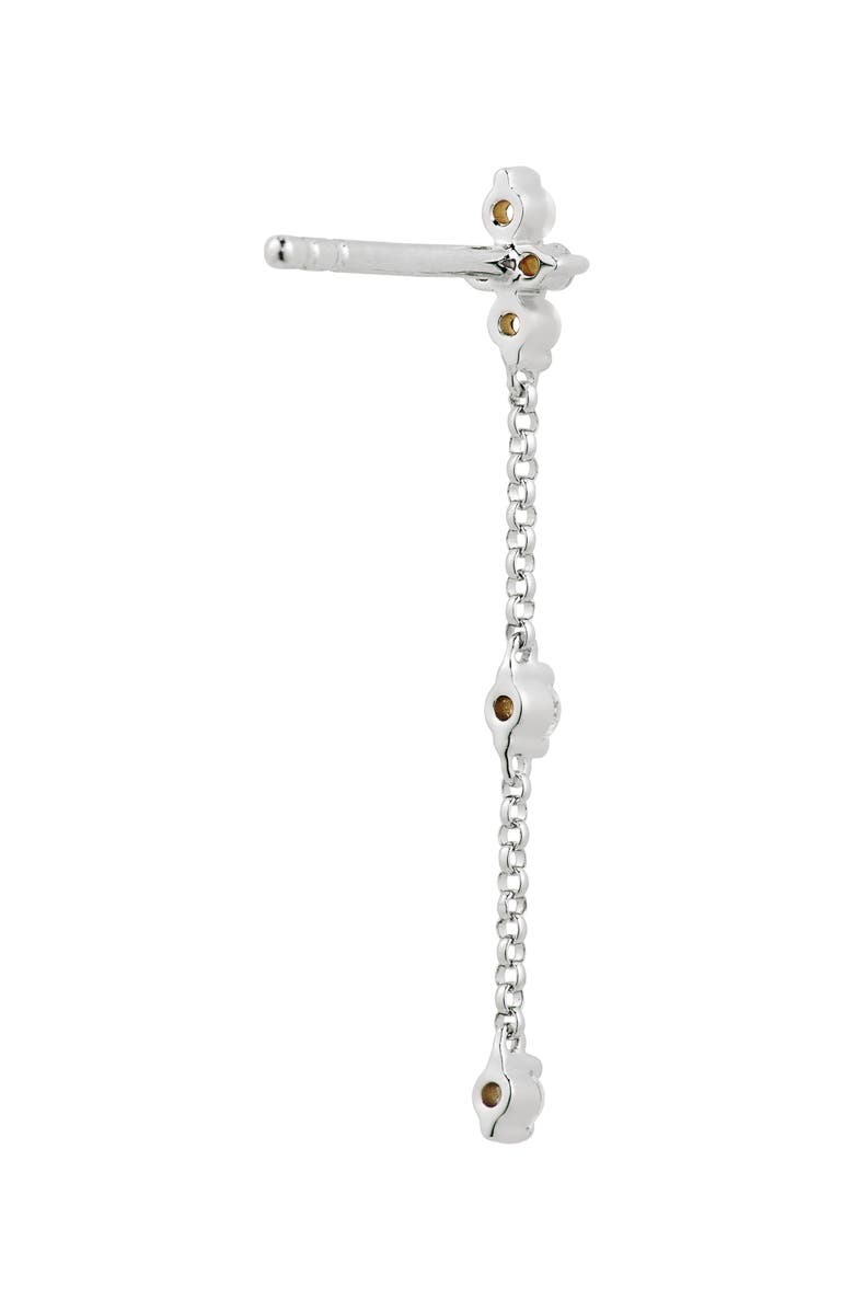 Bony Levy Getty Diamond Linear Drop Earrings, Alternate, color, 18K White Gold