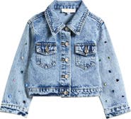 Truly Me Kids' Bejeweled Denim Jacket