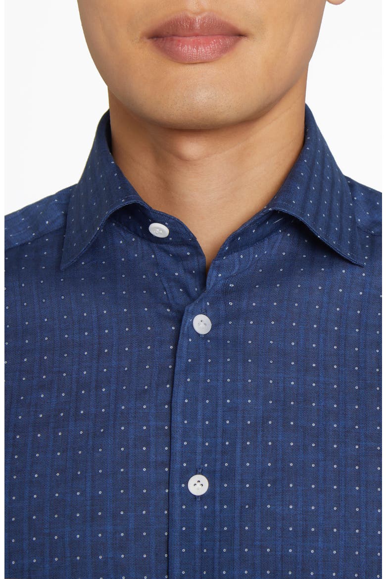 Surrey Dress Shirt, Alternate, color, NAVY