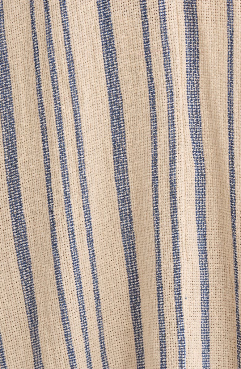 Elan Stripe Sleeveless Cover-Up Maxi Dress, Alternate, color, Beige/ Blue Stripe