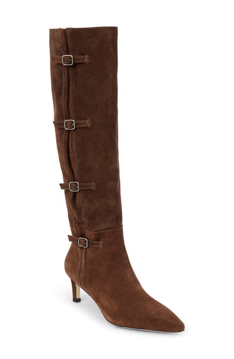Priscilla Leather Knee High Boot