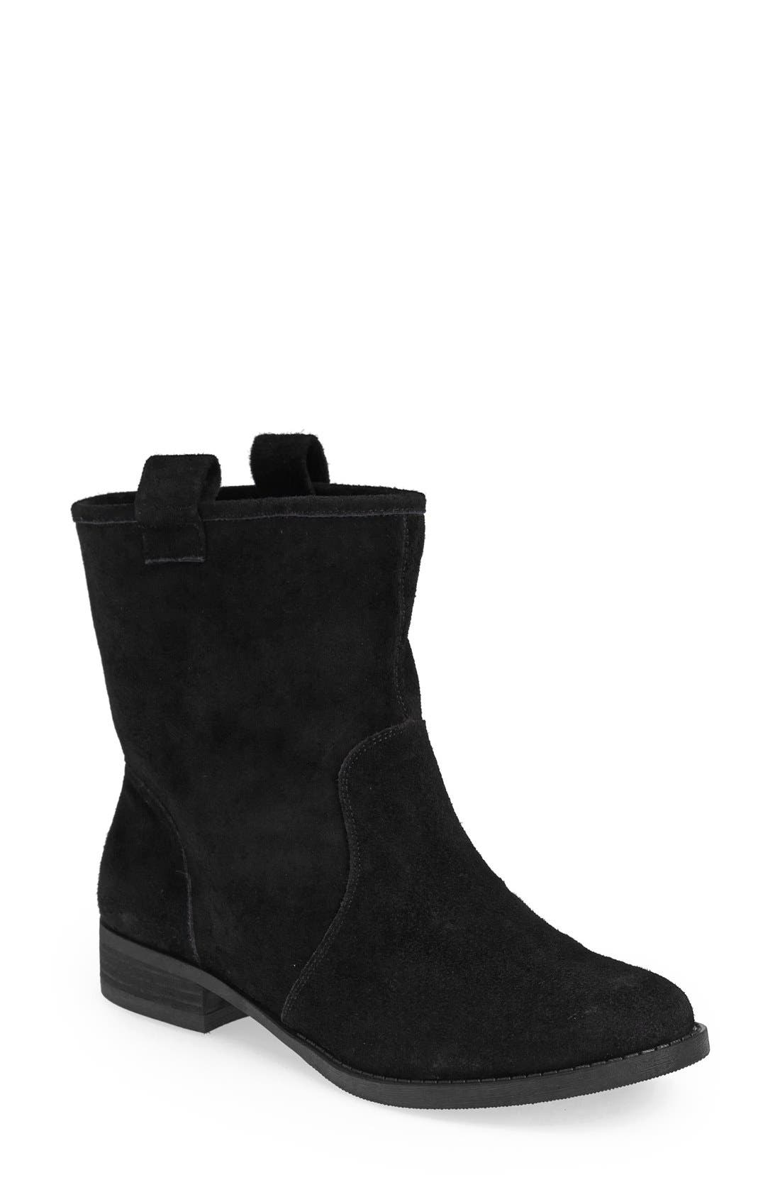 Natasha Boot, Main, color, BLACK SUEDE