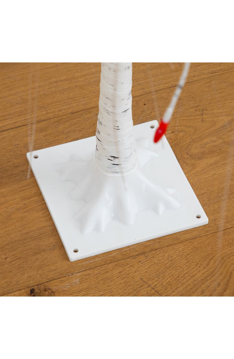 NEARLY NATURAL 4-ft Pre-Lit Artificial Valentine's Day Willow Tree with 48 Heart Shaped LED Lights, Alternate, color, White