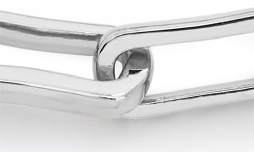 Monica Vinader Alta Slim Chain Bracelet In Silver