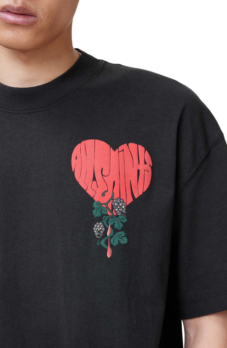 AllSaints Sown Cotton Graphic T-Shirt, Alternate, color, 