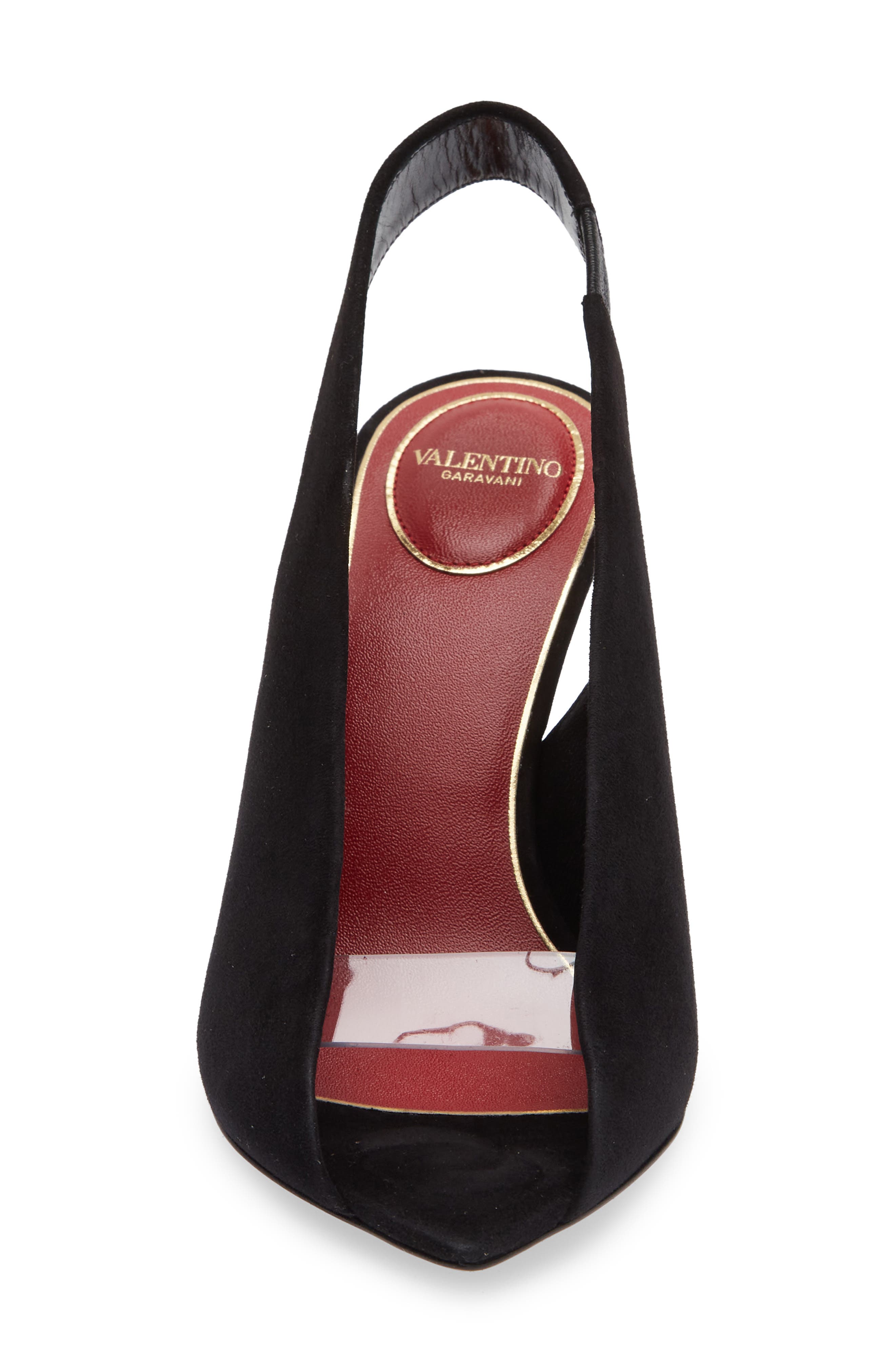 Valentino Garavani Révélé Slingback Sandal, Alternate, color, Black