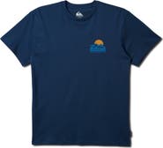 Quiksilver Blue Lines Graphic T-Shirt