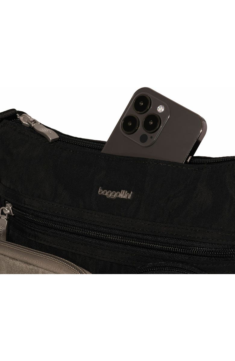 BAGGALLINI Snap & Go Modular Slim Crossbody Bag, Alternate, color, Black