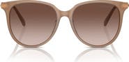 Swarovski 56mm Gradient Round Sunglasses
