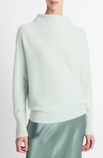 Vince Boiled Cashmere Funnel Neck Pullover Nordstrom