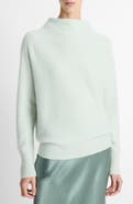 Vince Boiled Cashmere Funnel Neck Pullover