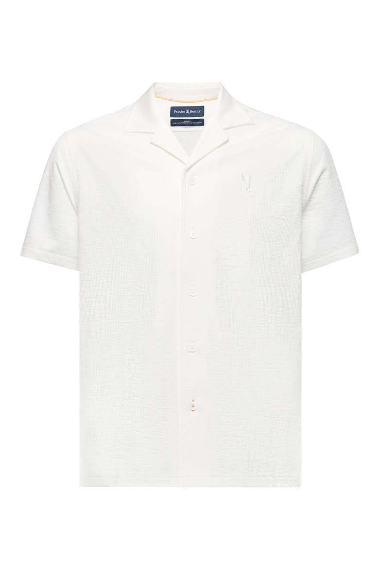 Kids' Jayme Seersucker Camp Shirt, Main, color, WHITE