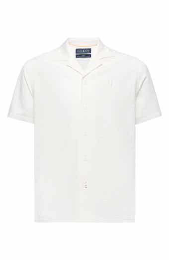 Psycho Bunny Kids' Jayme Seersucker Camp Shirt
