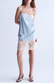 MANGO Lace Camisole Dress
