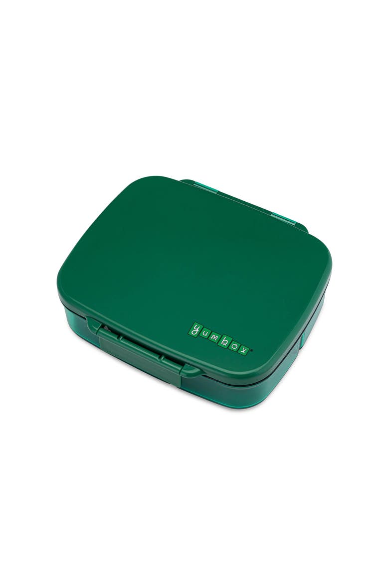 Go Leakproof Bento Lunch Box 5-Compartment Deep Tray, Alternate, color, Lima Green