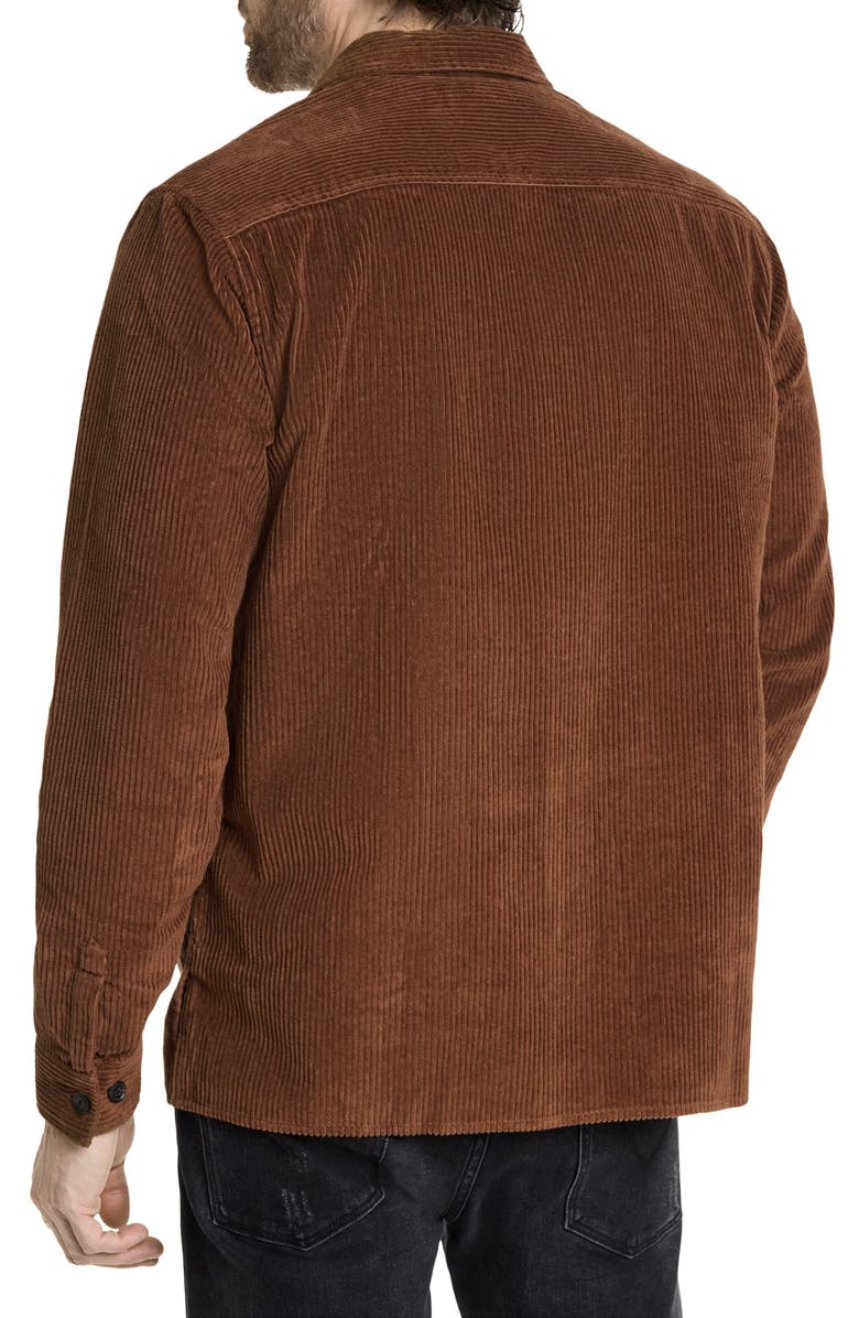 John Varvatos Bauer Corduroy Overshirt, Alternate, color, 