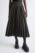 Sacai Pleated Cargo Midi Skirt