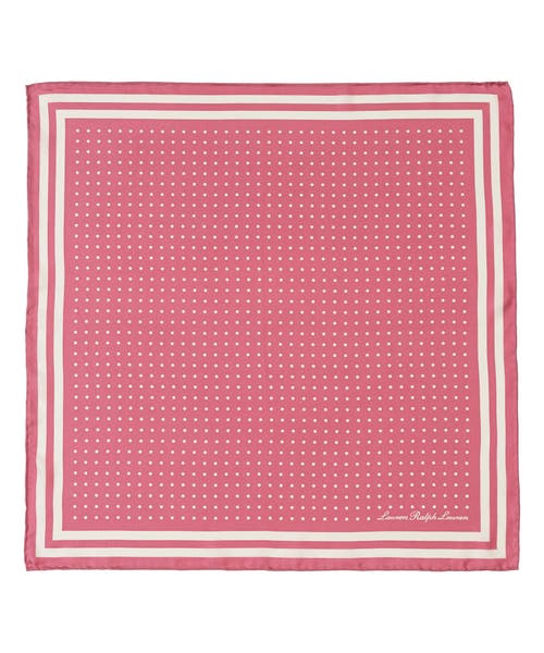 Ralph Lauren Lauren  Resort Dot Square In Pink