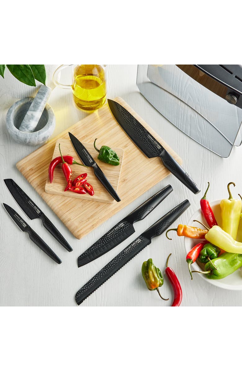 Cuisine::pro<sup>®</sup> iD3<sup>®</sup> BLACK SAMURAI 7-Piece Sakai Knife Block, Alternate, color, Black