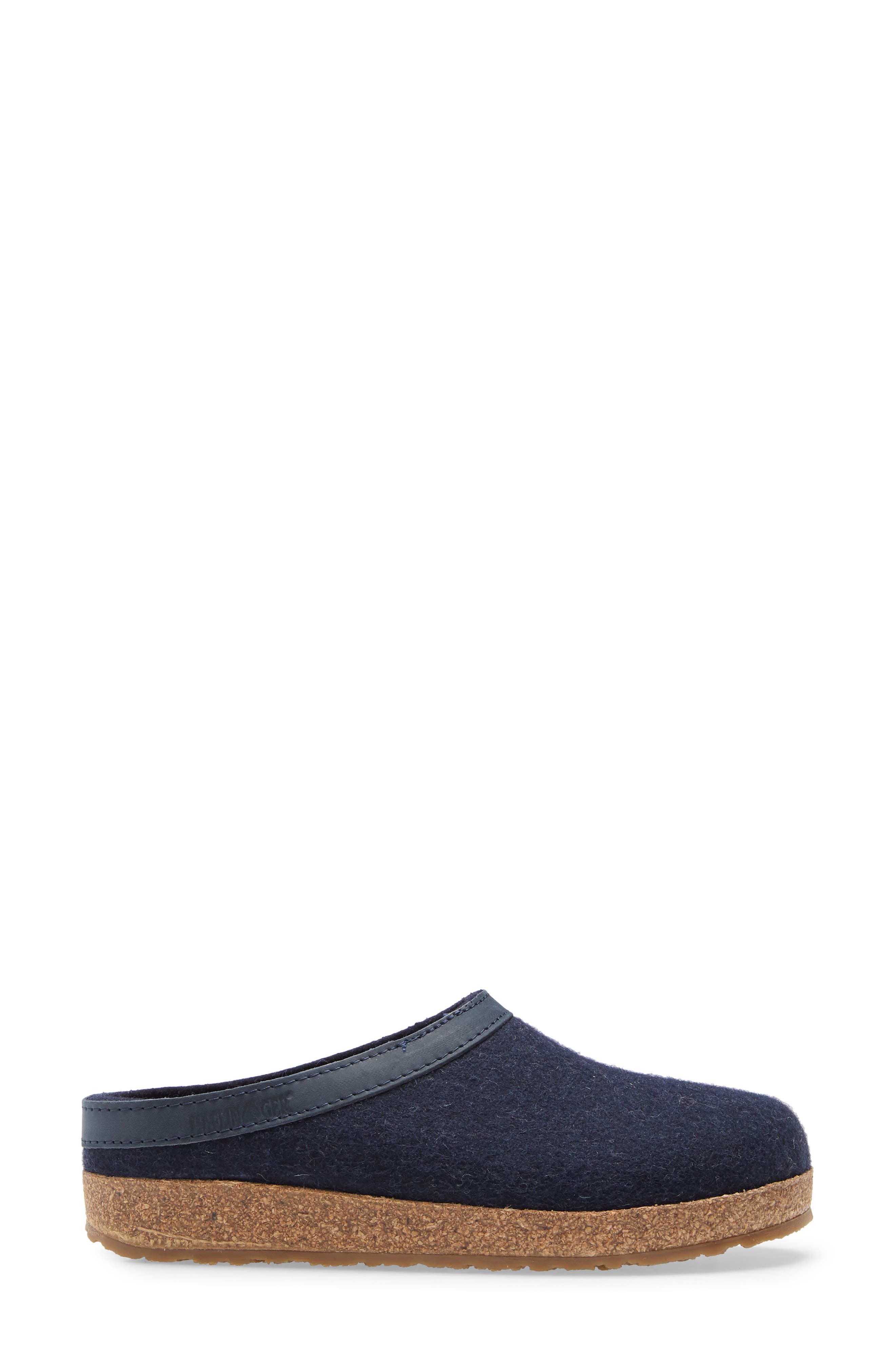 Grizzly Slipper, Alternate, color, CAPTAIN BLUE WOOL