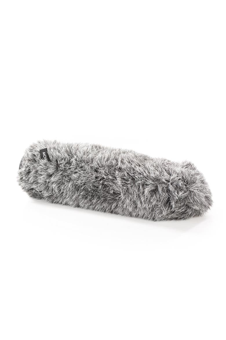 WS-G270 Furry Rigid Windscreen for Microphones 18-23mm in Diameter and up to 10.6" (27cm) Long - Dark Gray, Alternate, color, Black